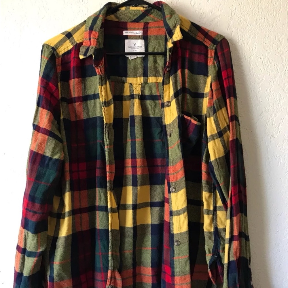American Eagle Flannel- Soft long Sleeve - MEDIUM
